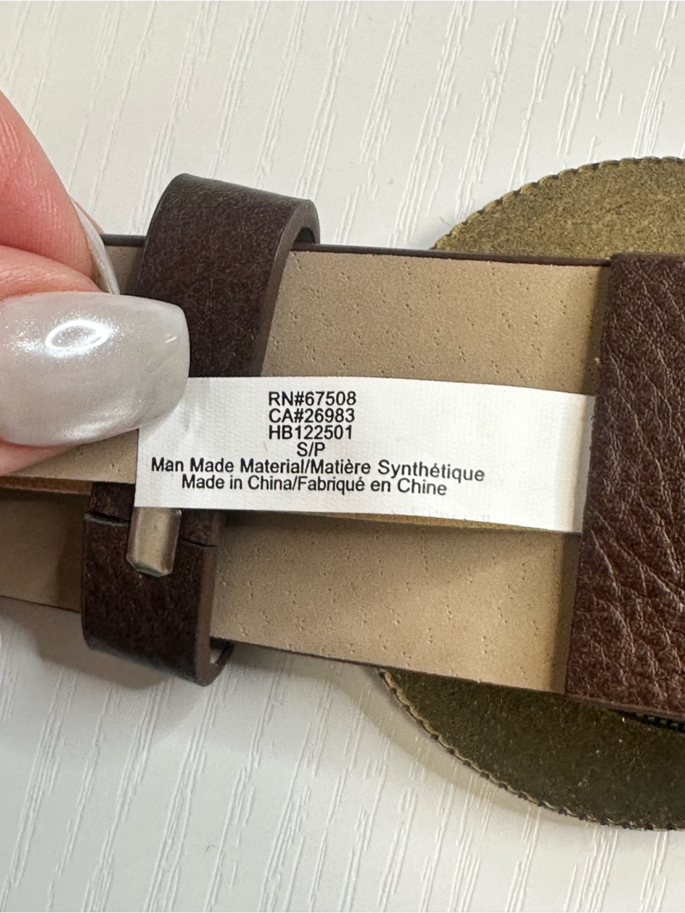 Haute Hippie Style Brown Western Heart Buckle Belt 39in S/P NWT - Picture 5 of 7